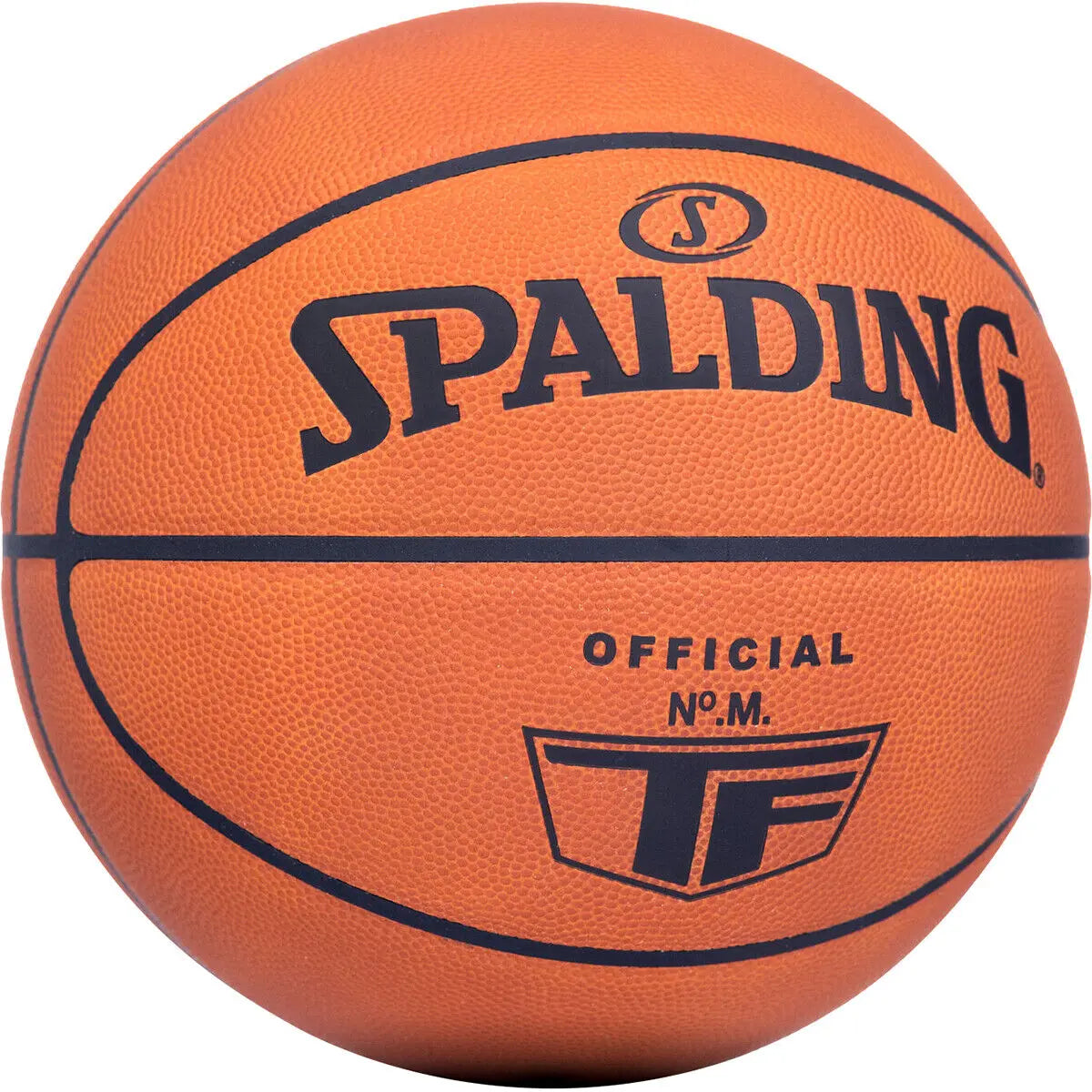 Spalding TF Model M Official Leather Indoor Game Basketball -  Spalding